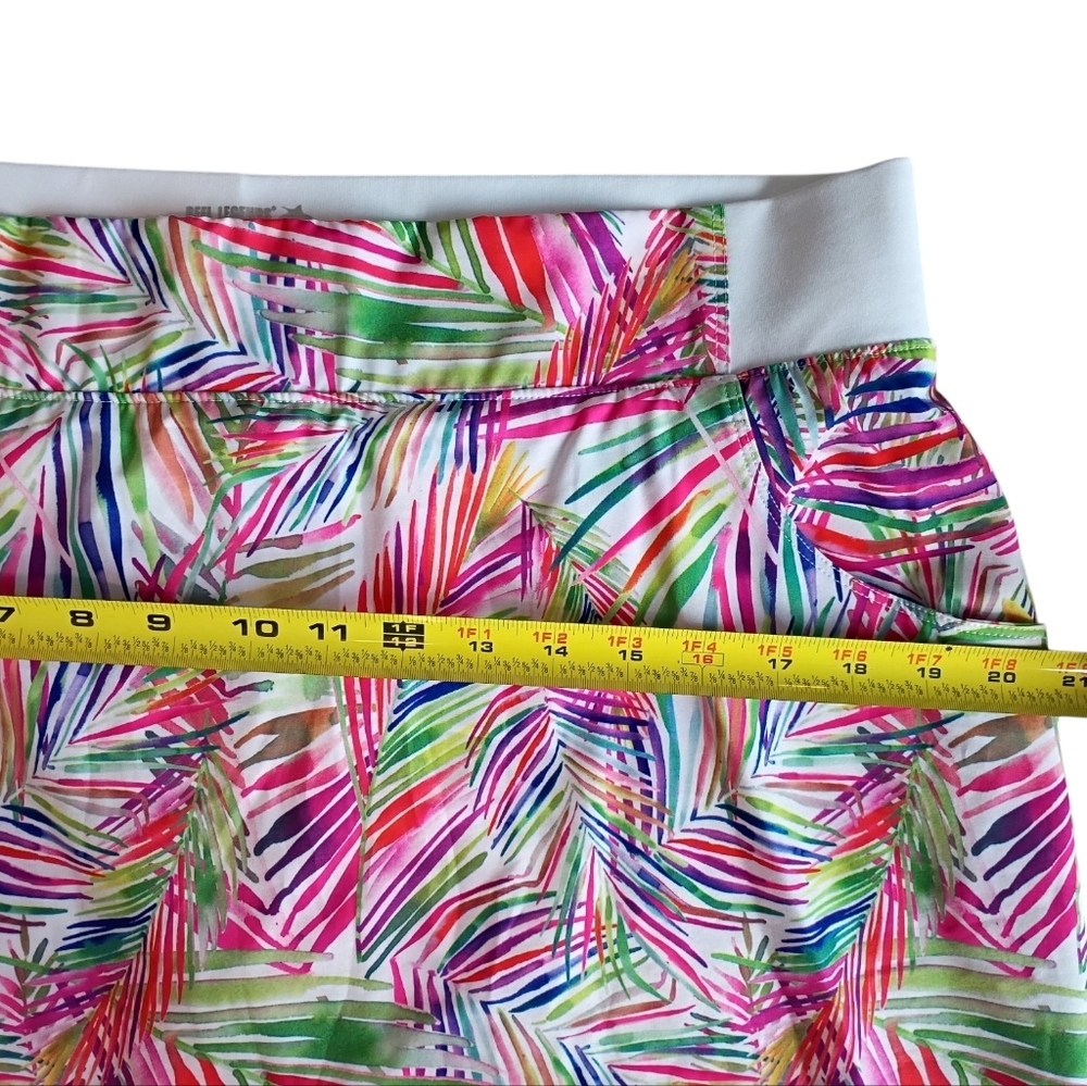 Reel Legends Multi Colored Athletic Pickleball Tennis Skort SZ Large P - Picture 4 of 5